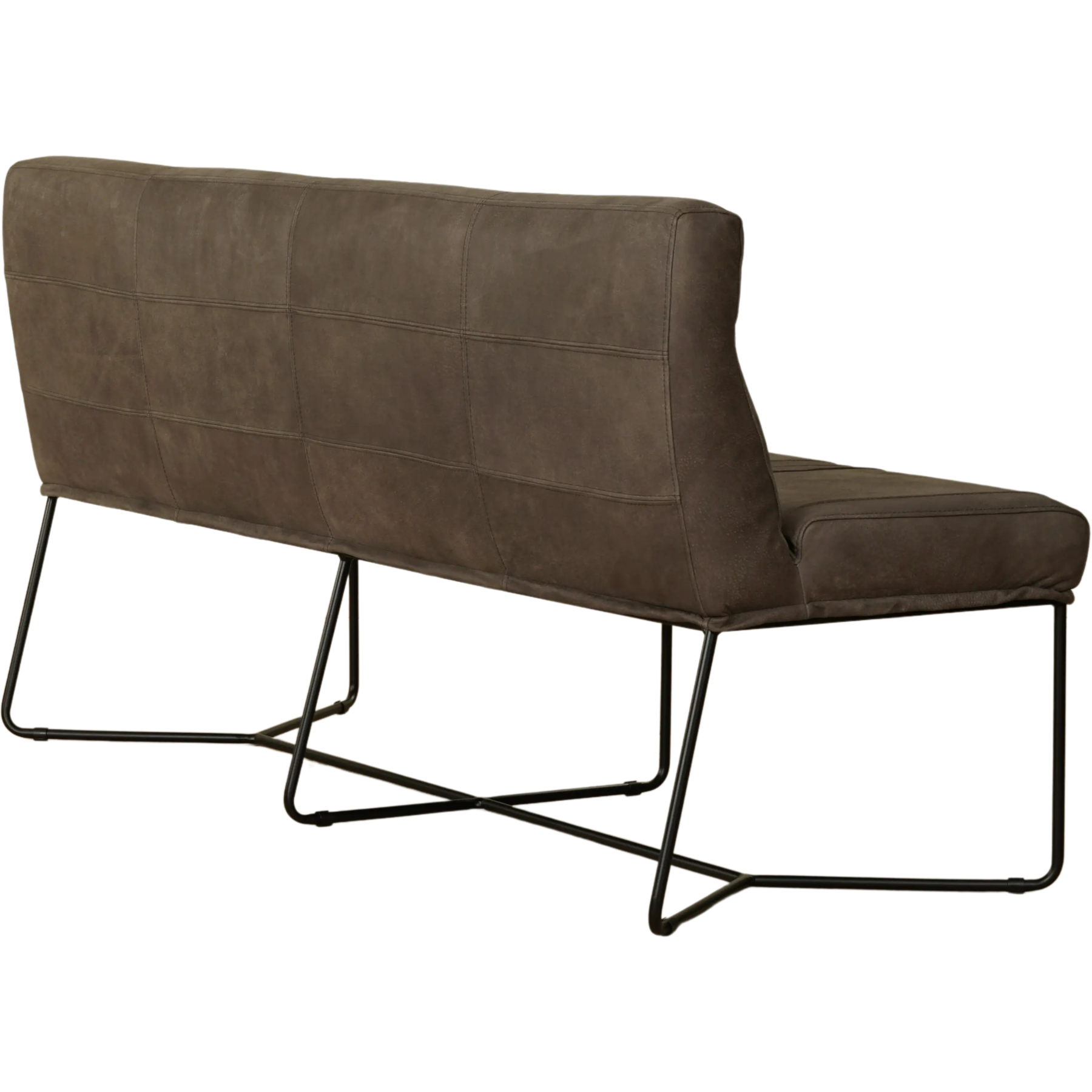 afbeelding van Leren eetkamerbank Cuddle (180 cm)